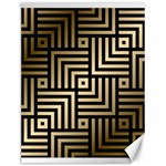 Geometric Pattern   Seamless Luxury Gold Vector Canvas 12  x 16  11.86 x15.41  Canvas - 1