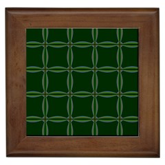 Background Pattern Design Geometric Green Framed Tiles