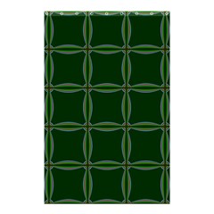 Background Pattern Design Geometric Green Shower Curtain 48  X 72  (small)  by Sudhe