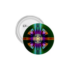 Abstract Art Fractal Creative Green 1.75  Buttons