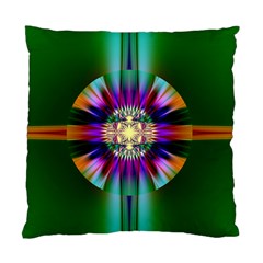 Abstract Art Fractal Creative Green Standard Cushion Case (One Side)