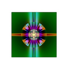 Abstract Art Fractal Creative Green Satin Bandana Scarf