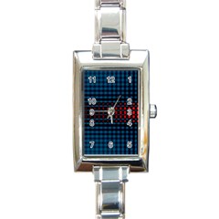 Signal Background Pattern Light Texture Rectangle Italian Charm Watch