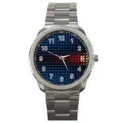 Signal Background Pattern Light Texture Sport Metal Watch