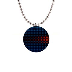 Signal Background Pattern Light Texture 1  Button Necklace