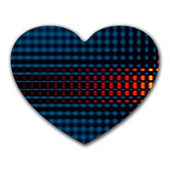 Signal Background Pattern Light Texture Heart Mousepads