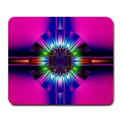 Abstract Art Fractal Creative Pink Large Mousepads