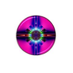 Abstract Art Fractal Creative Pink Hat Clip Ball Marker (4 Pack) by Sudhe