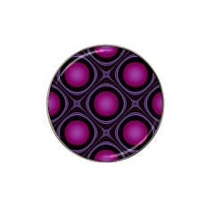 Abstract Background Design Purple Hat Clip Ball Marker (4 Pack)