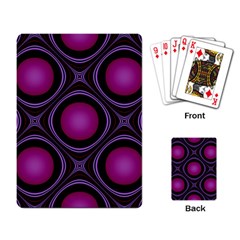 Abstract Background Design Purple Playing Cards Single Design (rectangle)