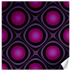 Abstract Background Design Purple Canvas 12  X 12 