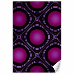 Abstract Background Design Purple Canvas 12  X 18 