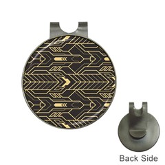 Abstract Art Deco Seamless Pattern Vector Hat Clips With Golf Markers