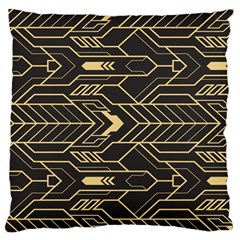 Abstract Art Deco Seamless Pattern Vector Large Flano Cushion Case (two Sides) by Sudhe