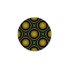 Abstract Background Design Golf Ball Marker