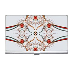 Artwork Fractal Allegory Art Floral Business Card Holder