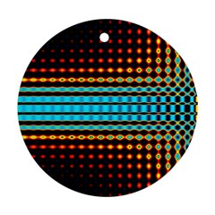 Signal Background Pattern Light Ornament (round)