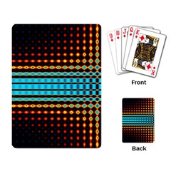 Signal Background Pattern Light Playing Cards Single Design (rectangle) by Sudhe