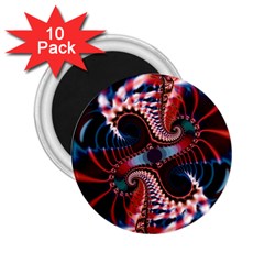 Abstract Fractal Artwork Colorful Art 2 25  Magnets (10 Pack) 