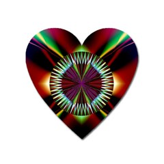 Artwork Fractal Allegory Art Heart Magnet