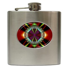 Artwork Fractal Allegory Art Hip Flask (6 Oz)