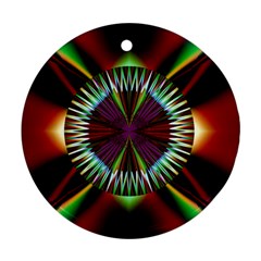 Artwork Fractal Allegory Art Round Ornament (two Sides)