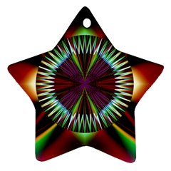 Artwork Fractal Allegory Art Star Ornament (two Sides)