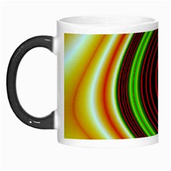 Digital Art Background Yellow Red Morph Mugs