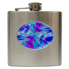 Background Design Pattern Colorful Hip Flask (6 Oz)