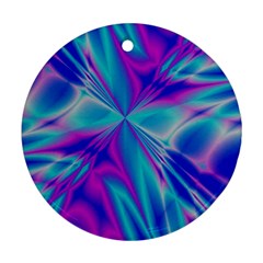 Background Design Pattern Colorful Round Ornament (two Sides)