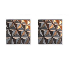 3d Abstract  Pattern Cufflinks (square)