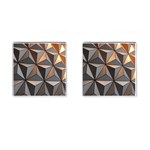 3d Abstract  Pattern Cufflinks (Square) Front(Pair)