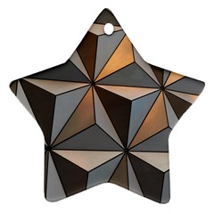 3d Abstract  Pattern Star Ornament (two Sides)