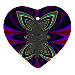 Abstract Artwork Fractal Background Pattern Ornament (heart)