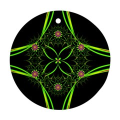 Artwork Fractal Allegory Art Ornament (round)