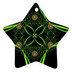 Artwork Fractal Allegory Art Star Ornament (two Sides)