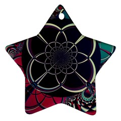 Fractal Artwork Abstract Background Art Pattern Ornament (star) by Sudhe