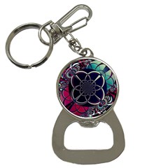 Fractal Artwork Abstract Background Art Pattern Bottle Opener Key Chain