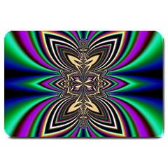 Abstract Artwork Fractal Background Art Large Doormat 