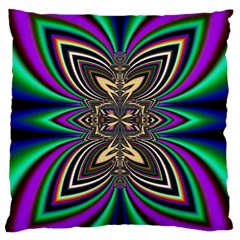 Abstract Artwork Fractal Background Art Large Cushion Case (one Side)