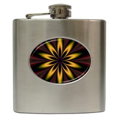 Fractal Artwork Idea Allegory Art Pattern Hip Flask (6 Oz)