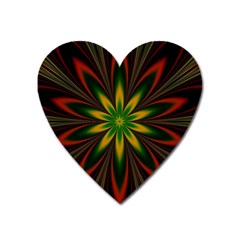 Fractal Artwork Idea Allegory Art Heart Magnet