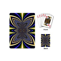 Abstract Artwork Fractal Background Playing Cards Single Design (mini)