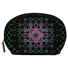 Digital Art Background Colors Accessory Pouch (large) by Sudhe