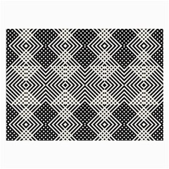 Monochrome Geometric Herringbone Seamless Pattern Vector Large Glasses Cloth