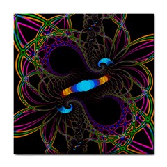 Fractal Artwork Abstract Background Tile Coasters