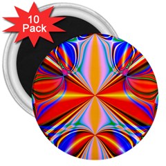 Abstract Art Fractal Art 3  Magnets (10 Pack) 