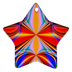 Abstract Art Fractal Art Star Ornament (two Sides)