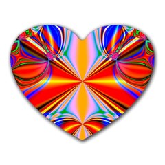 Abstract Art Fractal Art Heart Mousepads