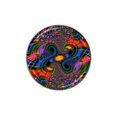 Abstract Fractal Artwork Colorful Hat Clip Ball Marker (4 Pack)